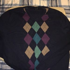 Jos. A Bank Argyle Sweater